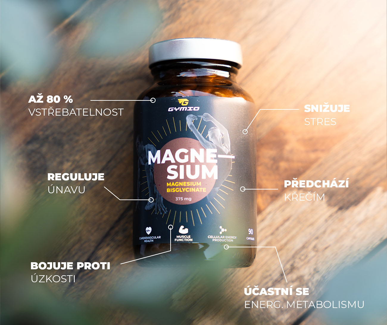 magnesium chelát (bisglycinát) účinky